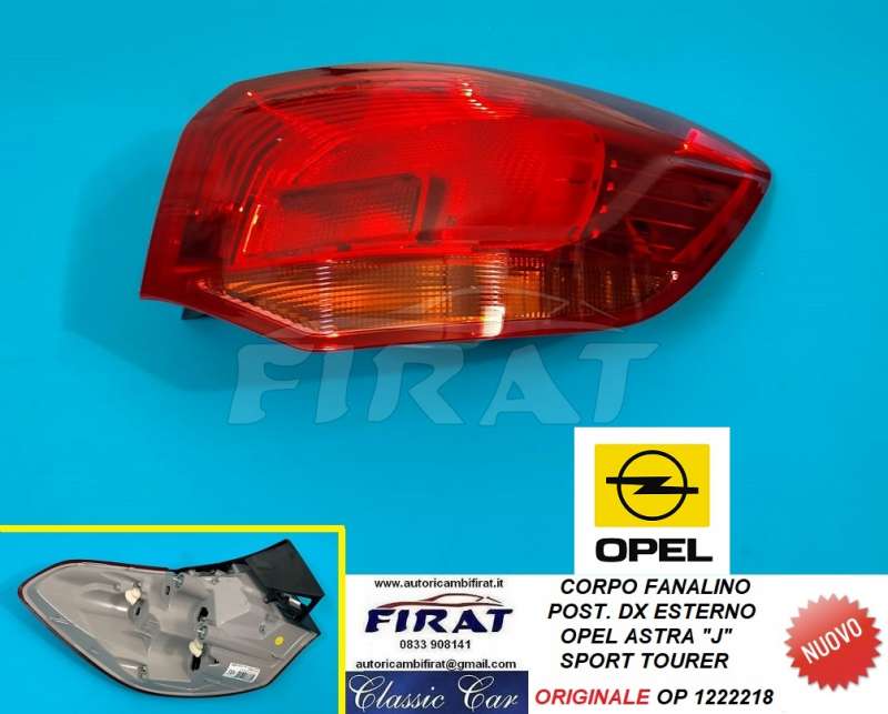 FANALINO OPEL ASTRA J SPORT TOURER 10-15 POST.DX EST.